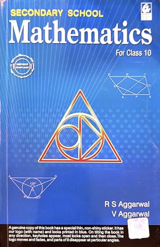 Secondary School Mathematics for Class 10 CBSE by RS Aggarwal 