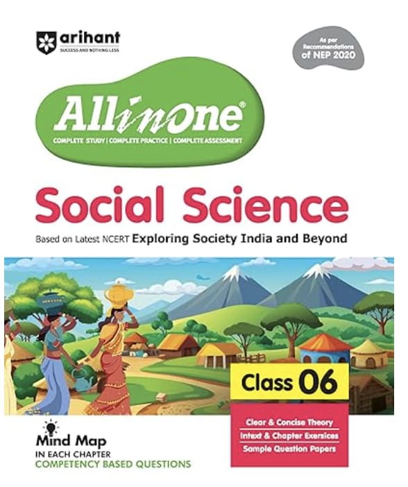Arihant All in One Social Science Class VI (based on latest NCERT- Exploring Society India and Beyond) - Image 1