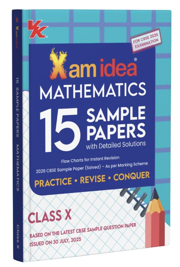 VK Xam Idea MATHEMATICS 15 Sample Papers Class X for CBSE 2026 Examination - Image 1