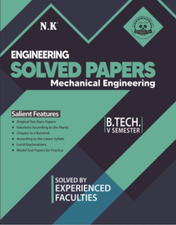 NK RTU B Tech Mechanical Engineering Solved Papers V Semester - Image 1